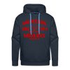 Muskegon Mohawks Dated Hoodie (Premium) - navy