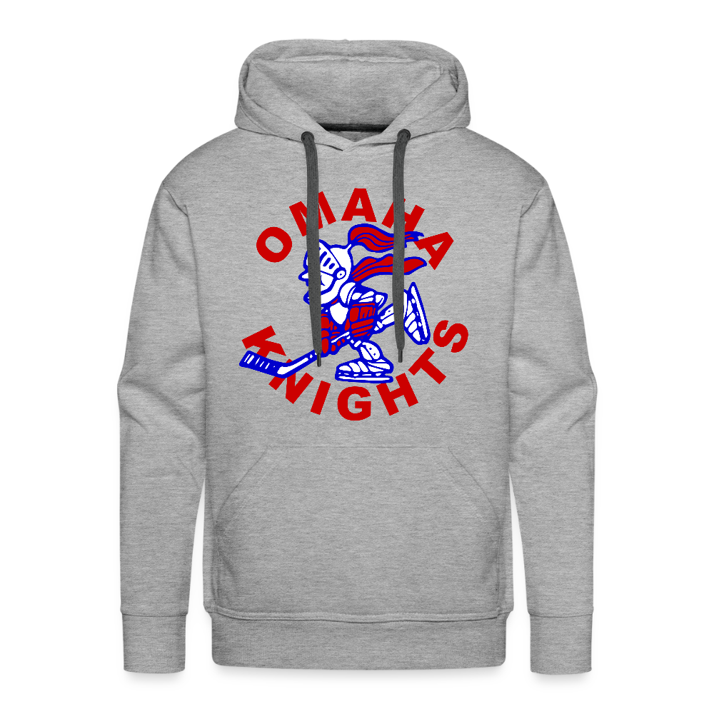 Omaha Knights Hoodie (Premium) - heather grey