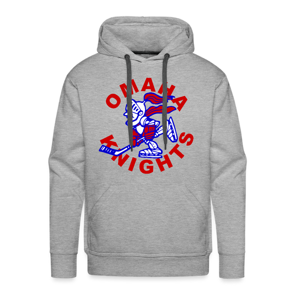 Omaha Knights Hoodie (Premium) - heather grey