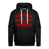 Muskegon Mohawks Dated Hoodie (Premium) - charcoal grey