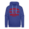 Muskegon Mohawks Dated Hoodie (Premium) - royal blue