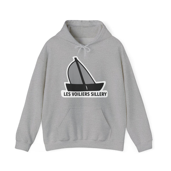 Les Voiliers Sillery Black Logo Hoodie
