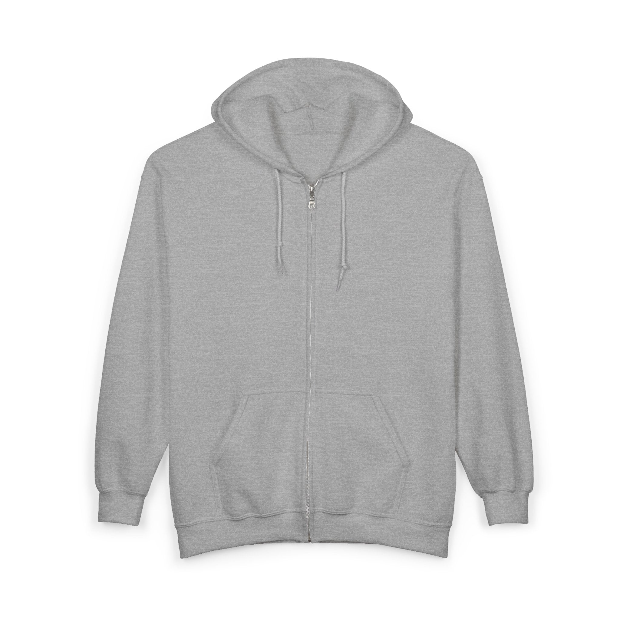 Jersey Brewers Hoodie (Zip) in sport grey, front, plain (design is on the back)