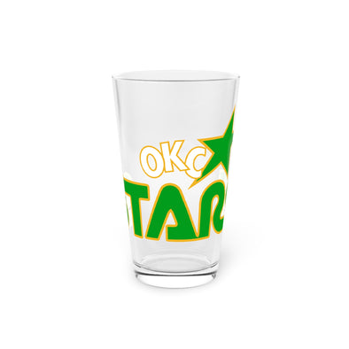 Oklahoma City Stars Pint Glass, 16oz
