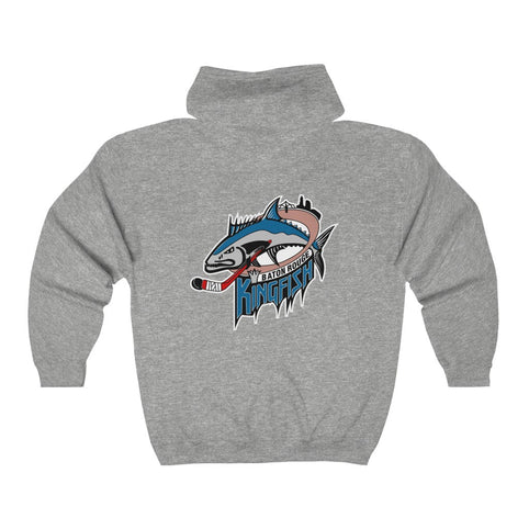 Baton Rouge Kingfish Hoodie (Zip), front, plain (design is on the back), view 2