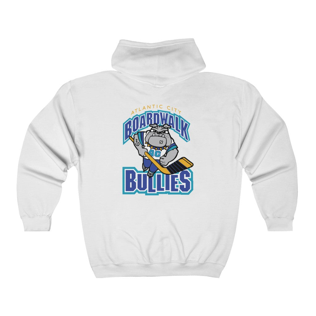 Atlantic City Boardwalk Bullies Hoodie (Zip), front, plain (design is on the back), view 2
