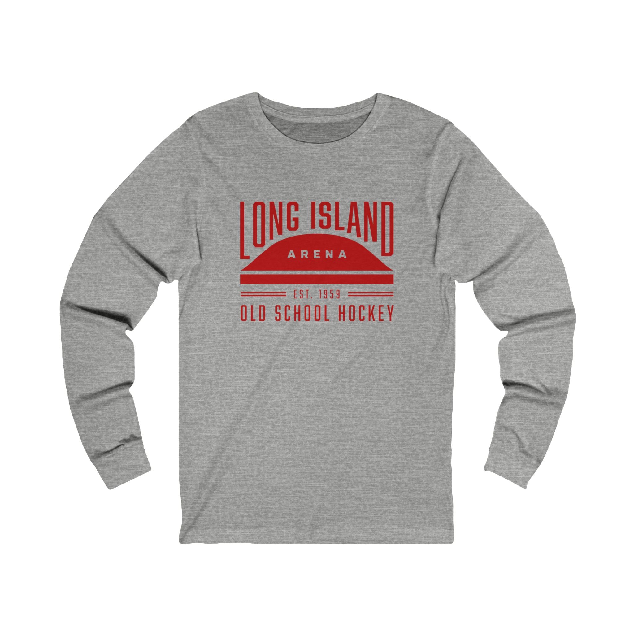 Long Island Arena Old School Hockey Long Sleeve Shirt