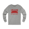 Long Island Arena Old School Hockey Long Sleeve Shirt