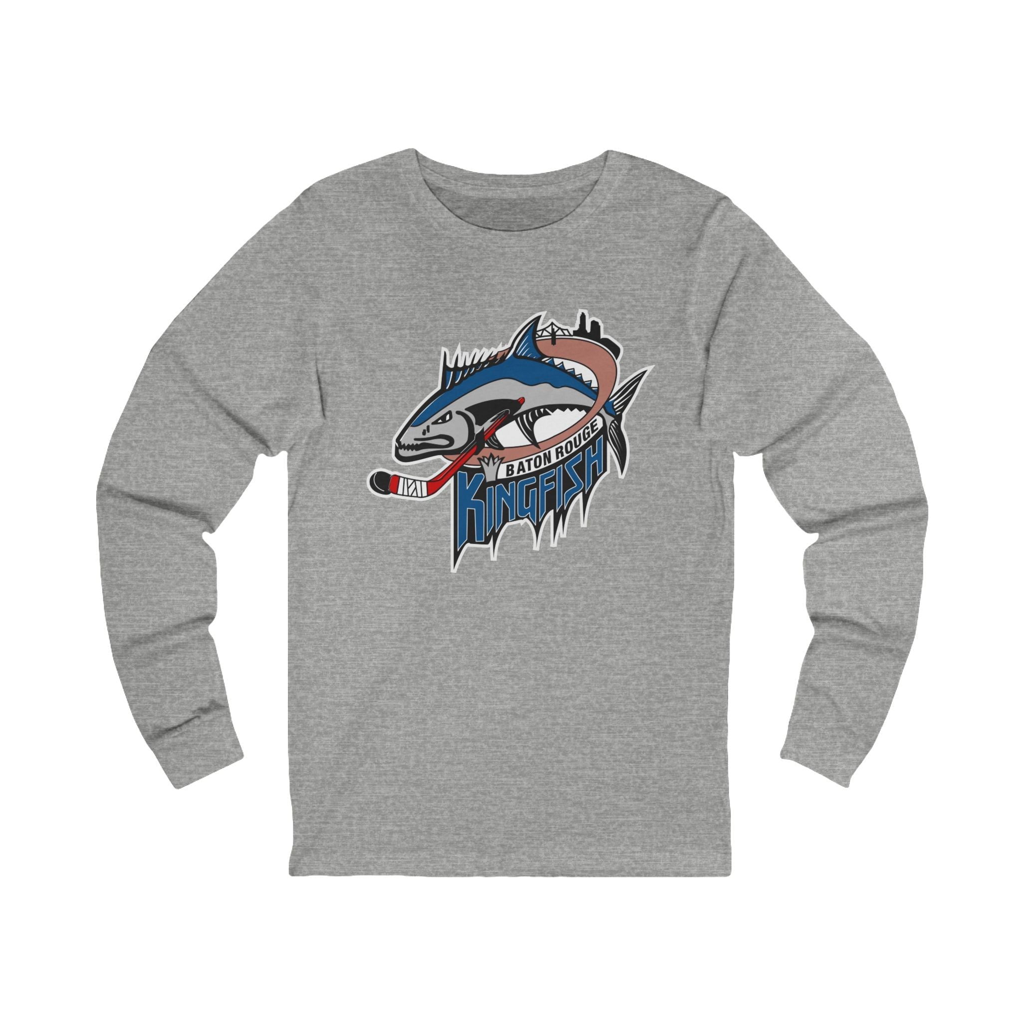 Baton Rouge Kingfish Long Sleeve Shirt - Athletic Heather