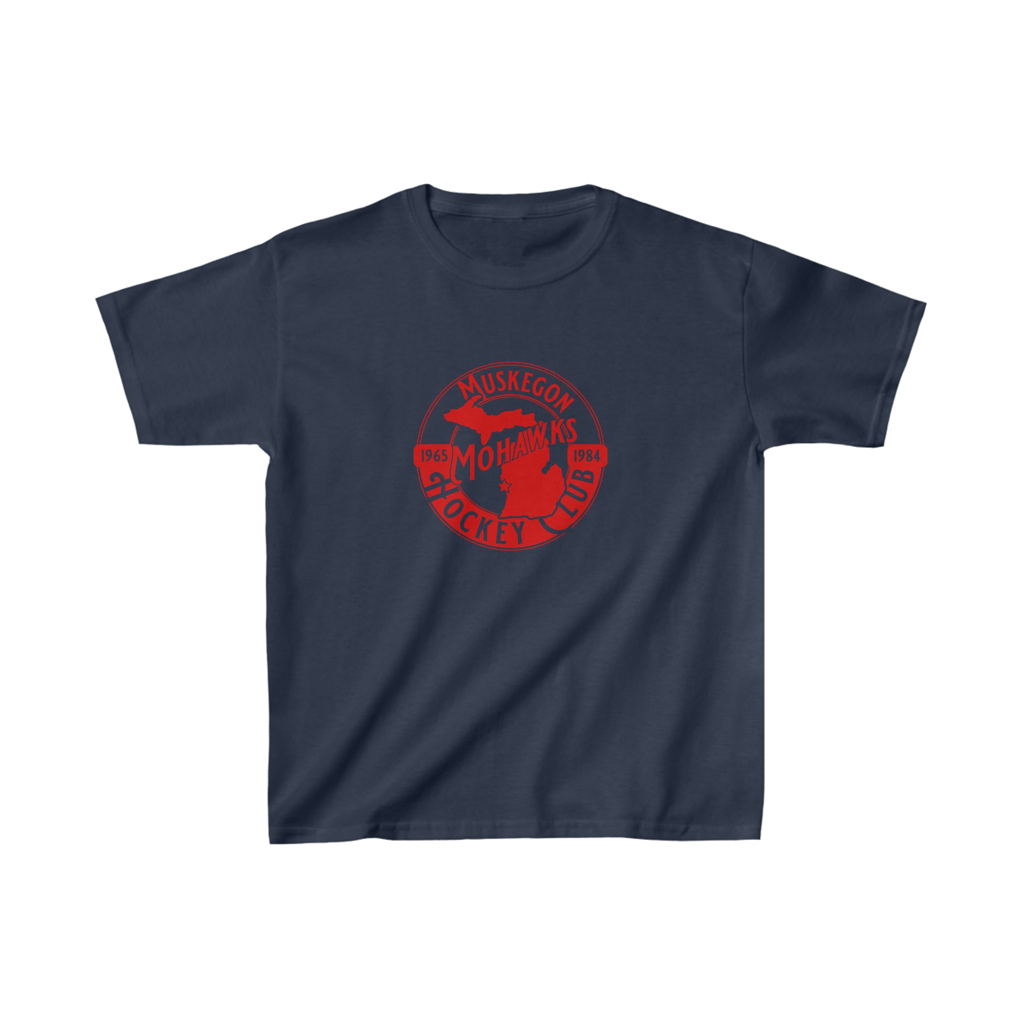 Muskegon Mohawks Circular Dated T-Shirt (Youth)