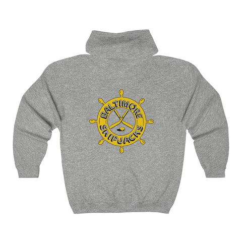 Baltimore Skipjacks 1982 Hoodie (Zip), front, plain (design is on the back), view 2