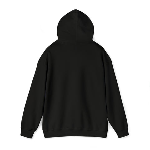 Columbus Mad Cows Hoodie in black, back view, plain back, view 2