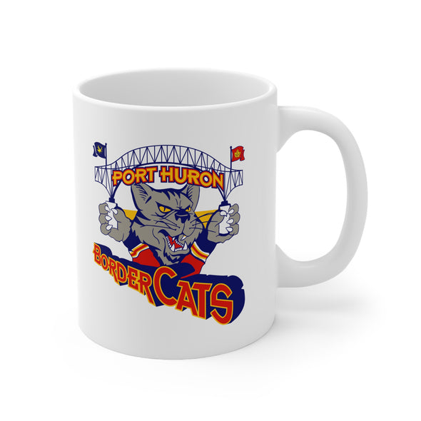 Port Huron Border Cats Mug 11 oz