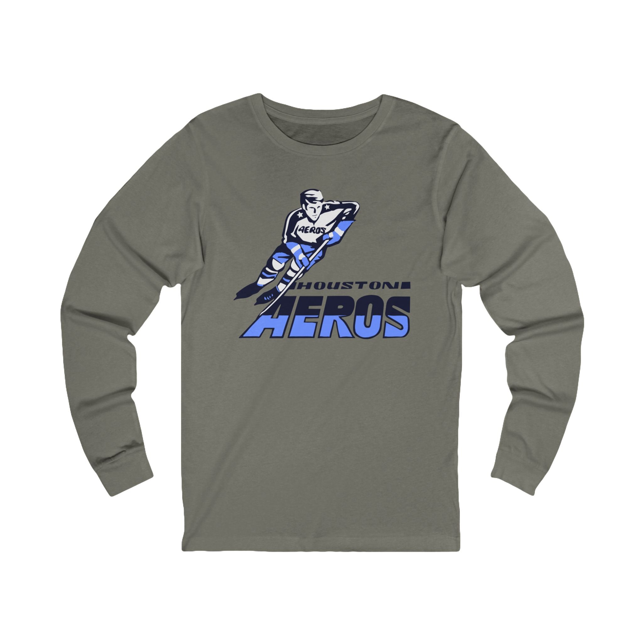 Houston Aeros 1970s Long Sleeve Shirt