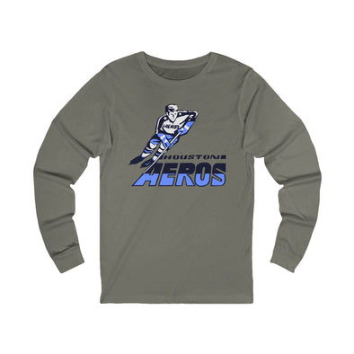 Houston Aeros 1970s Long Sleeve Shirt