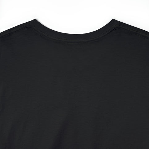 Columbus Mad Cows T-Shirt in black, collar close-up, view 2