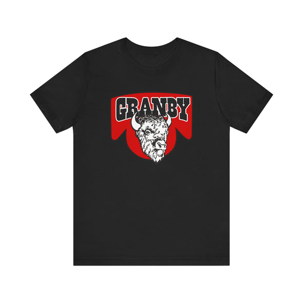 Granby Bisons Early 1980s Style T-Shirt (Premium Lightweight)