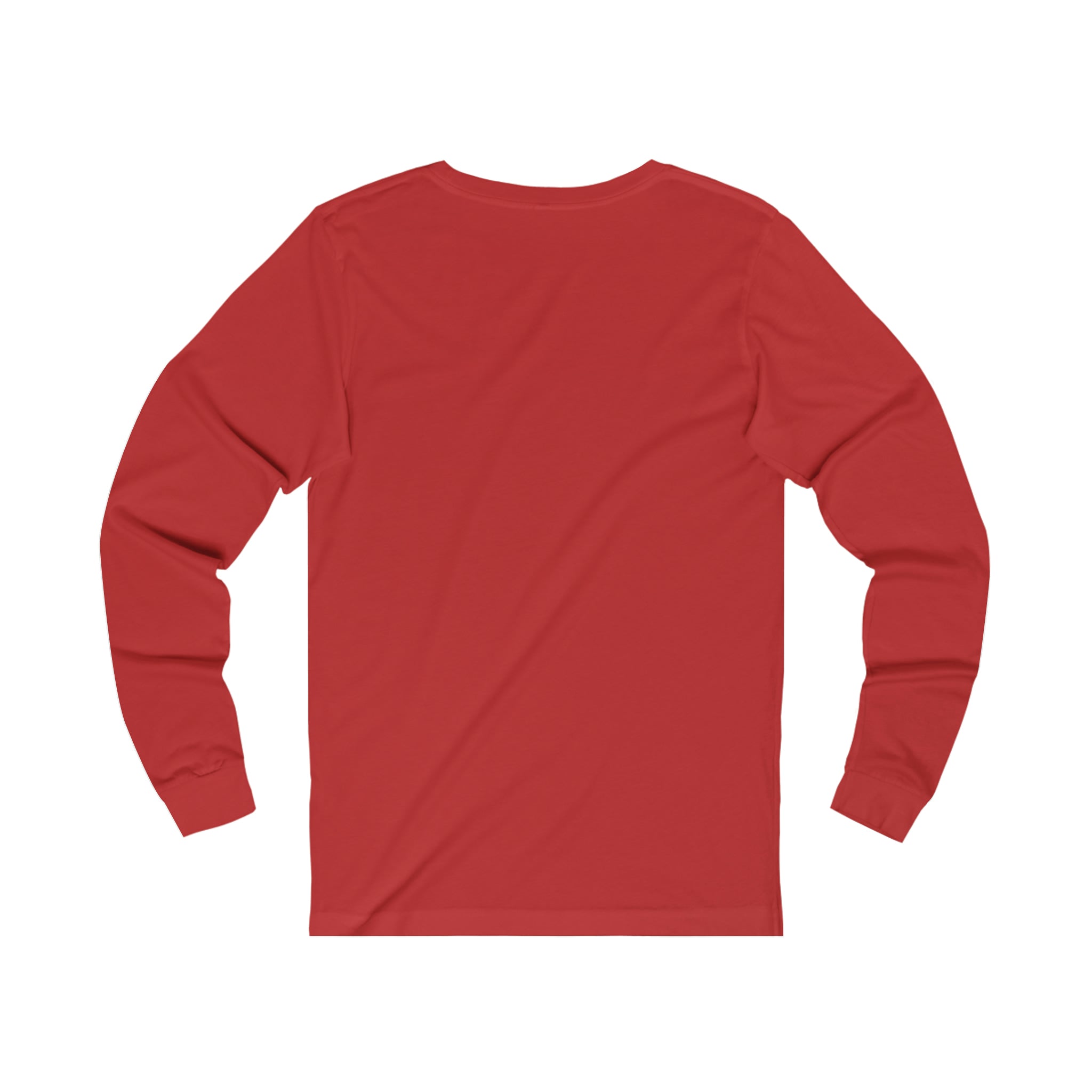 New Haven Nighthawks 1980s Long Sleeve Shirt with the blue and red hawk-head emblem with arched lettering on the front, view 8