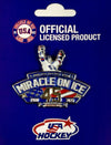 1980 Miracle on Ice 45th Anniversary  (1980-2025) Official Lapel Pin