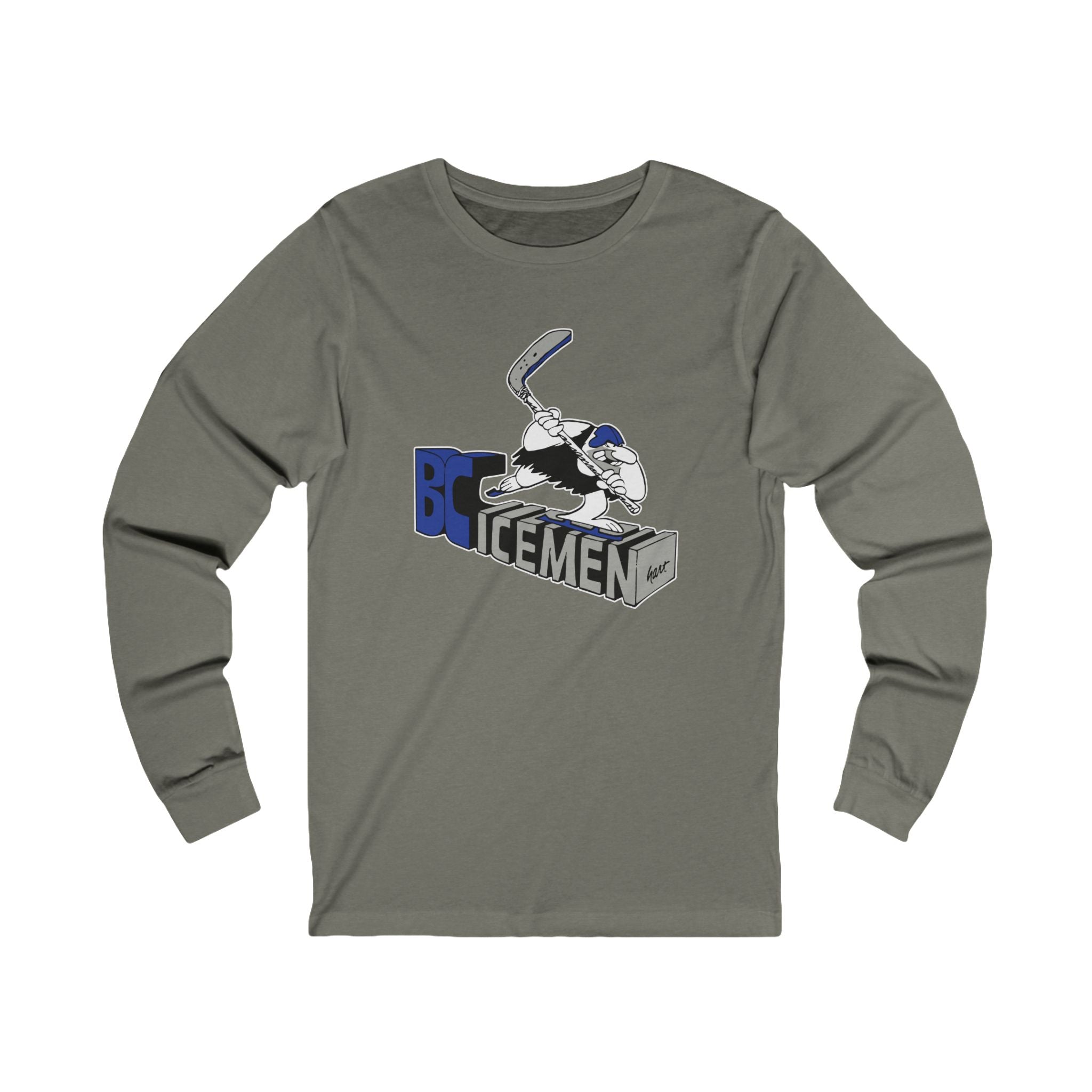 B.C. Icemen Long Sleeve Shirt - Grey TriBlend