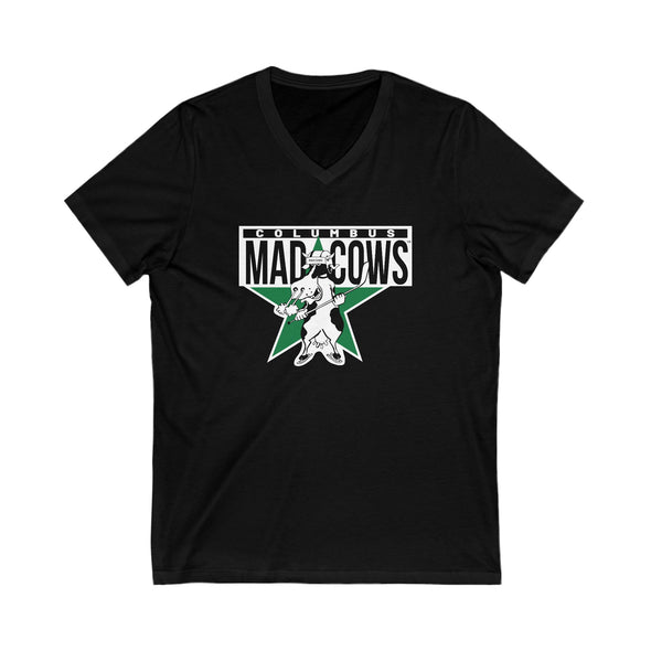 Columbus Mad Cows Women's V-Neck T-Shirt