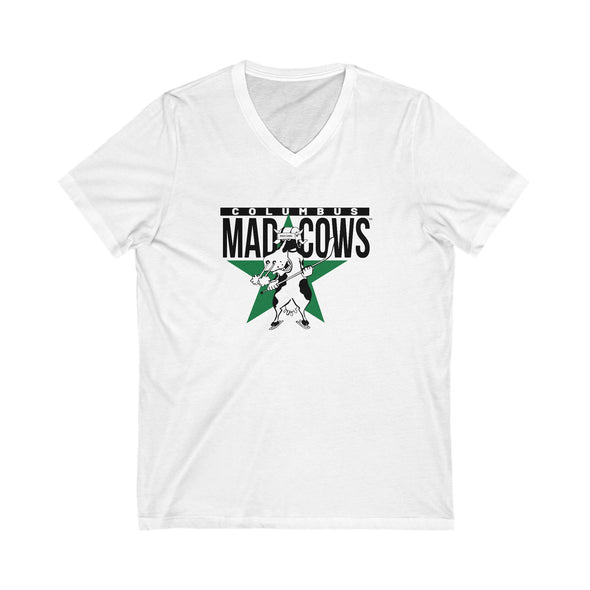 Columbus Mad Cows Women's V-Neck T-Shirt