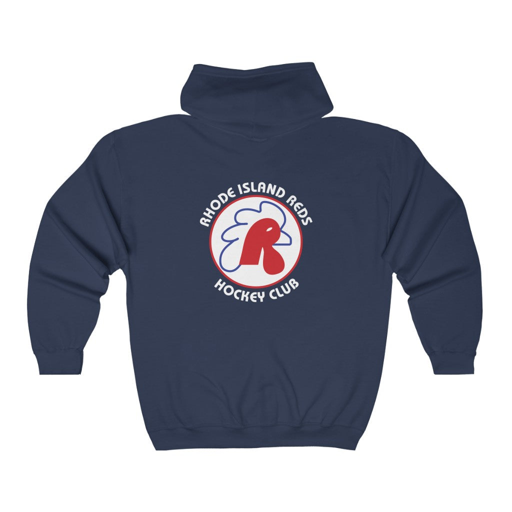Rhode Island Reds Hoodie (Zip), front, plain (design is on the back), view 3
