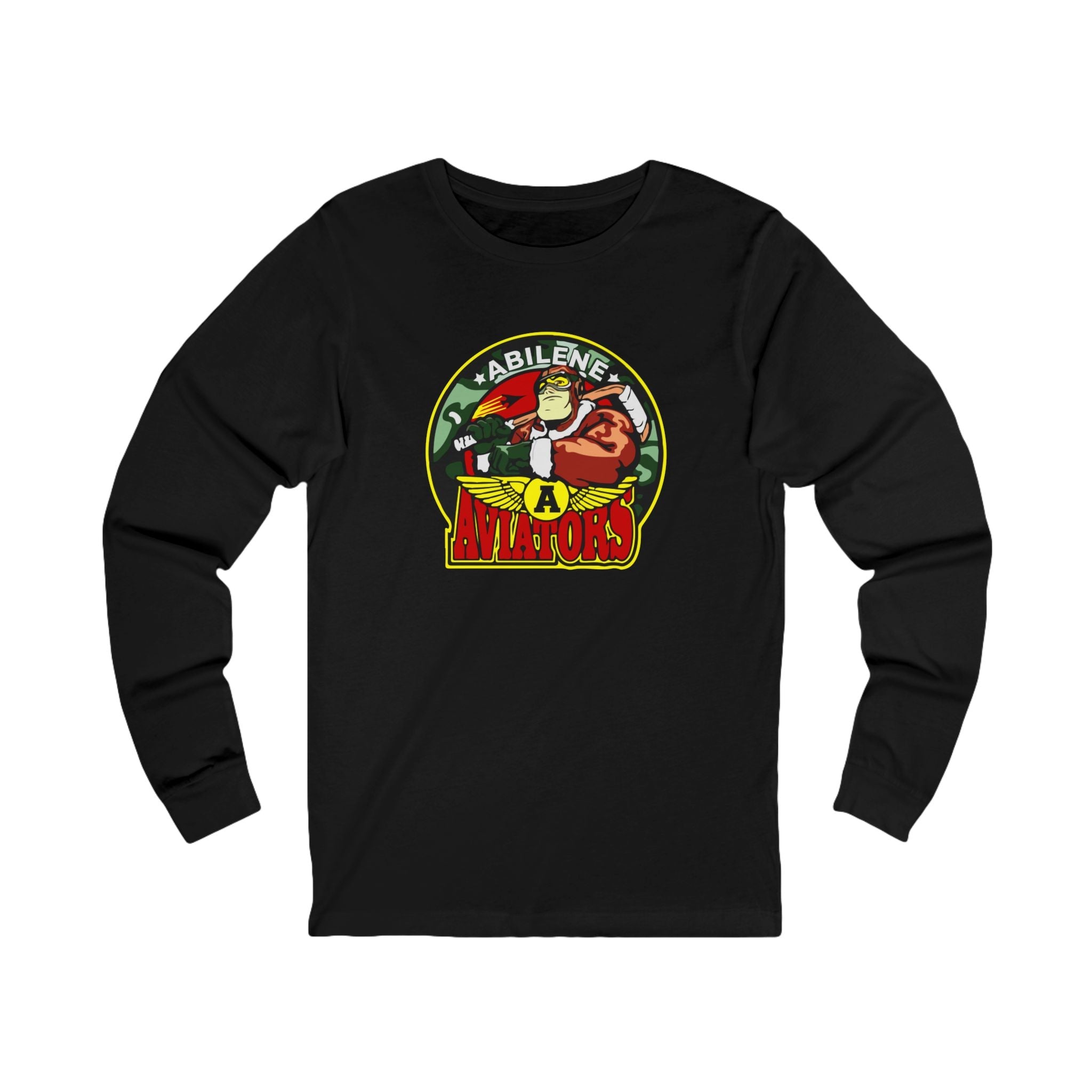 Abilene Aviators Long Sleeve Shirt - Black