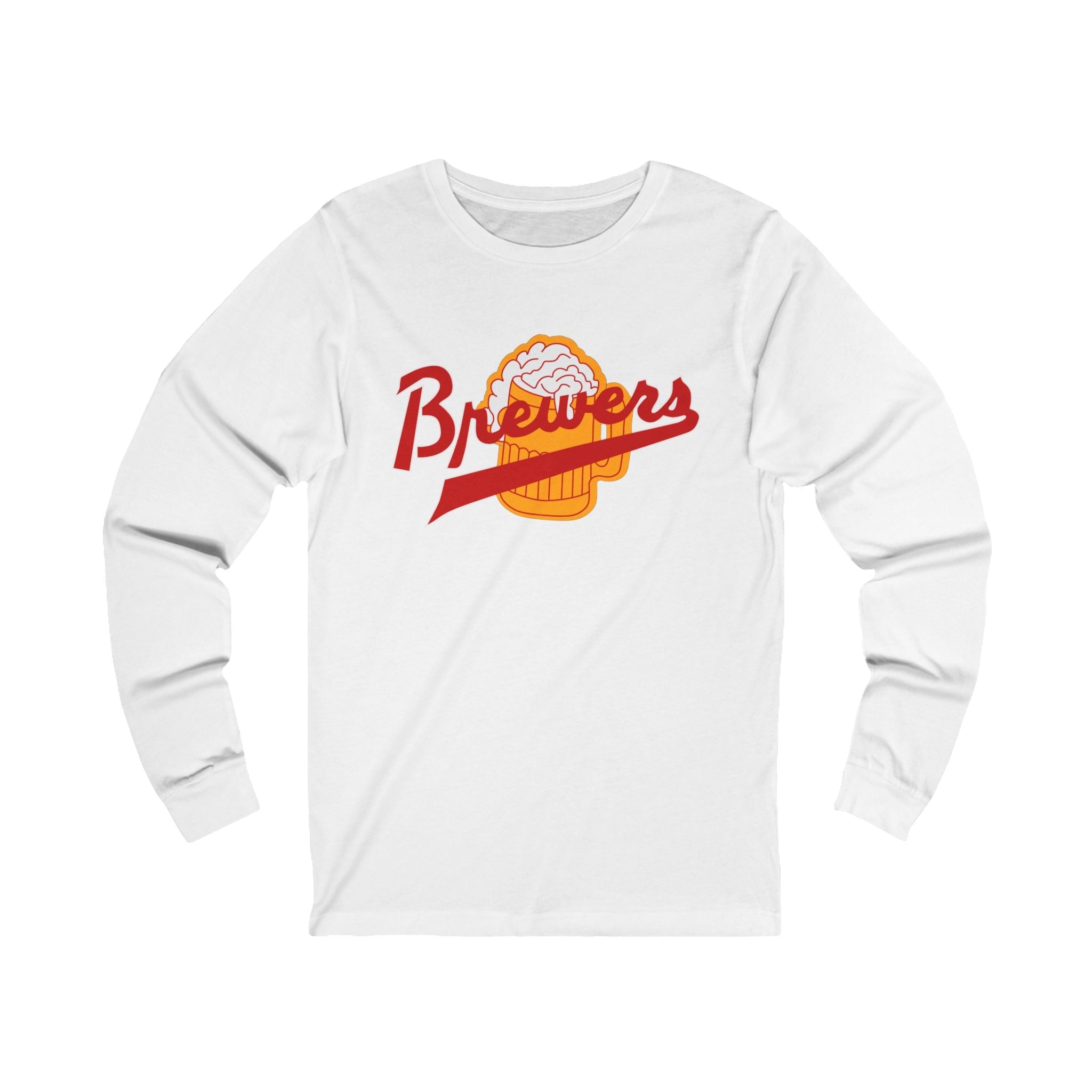 Bergen Brewers Long Sleeve Shirt - White