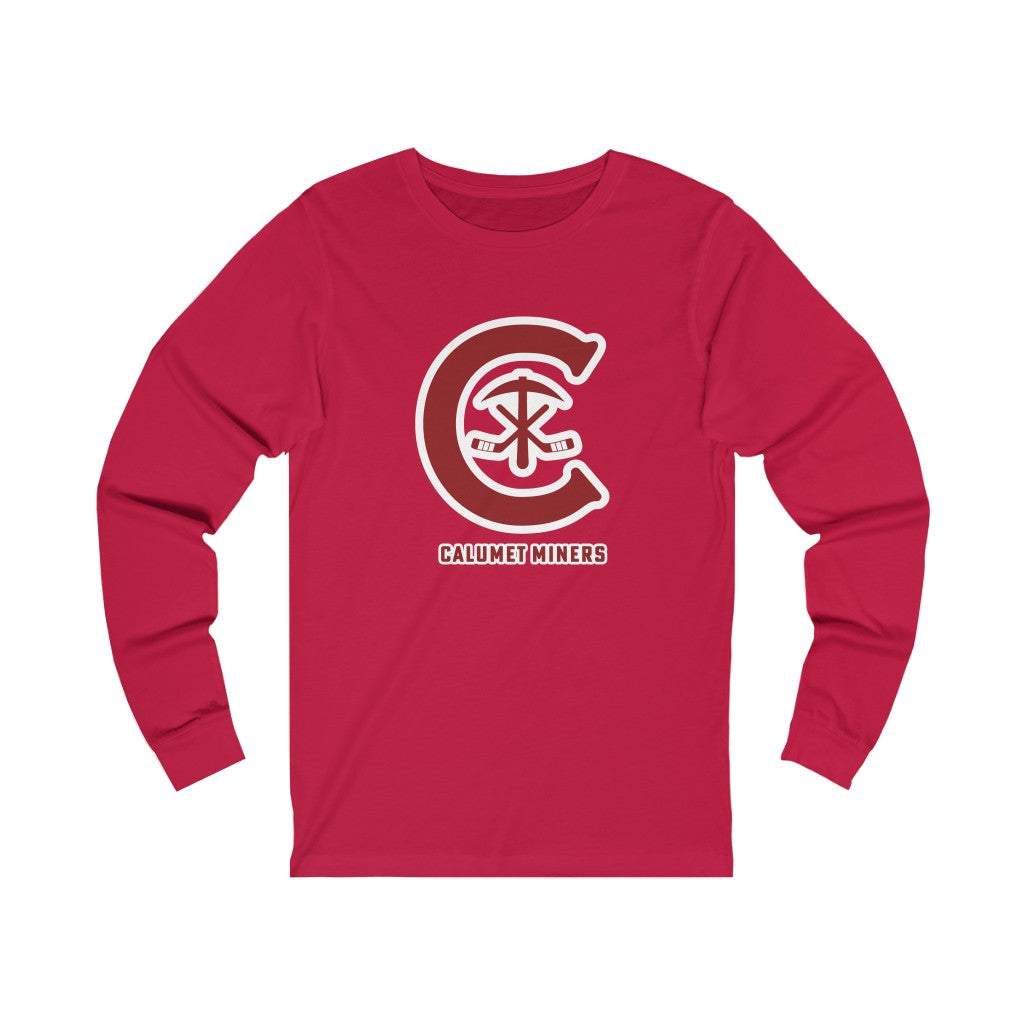 Calumet Miners Long Sleeve Shirt - Red