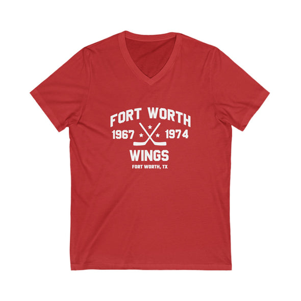 Fort Worth Wings Women's V-Neck T-Shirt