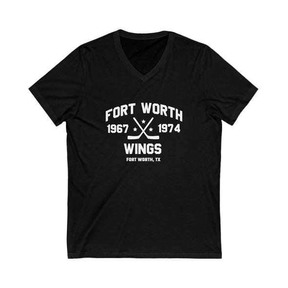 Fort Worth Wings Women's V-Neck T-Shirt