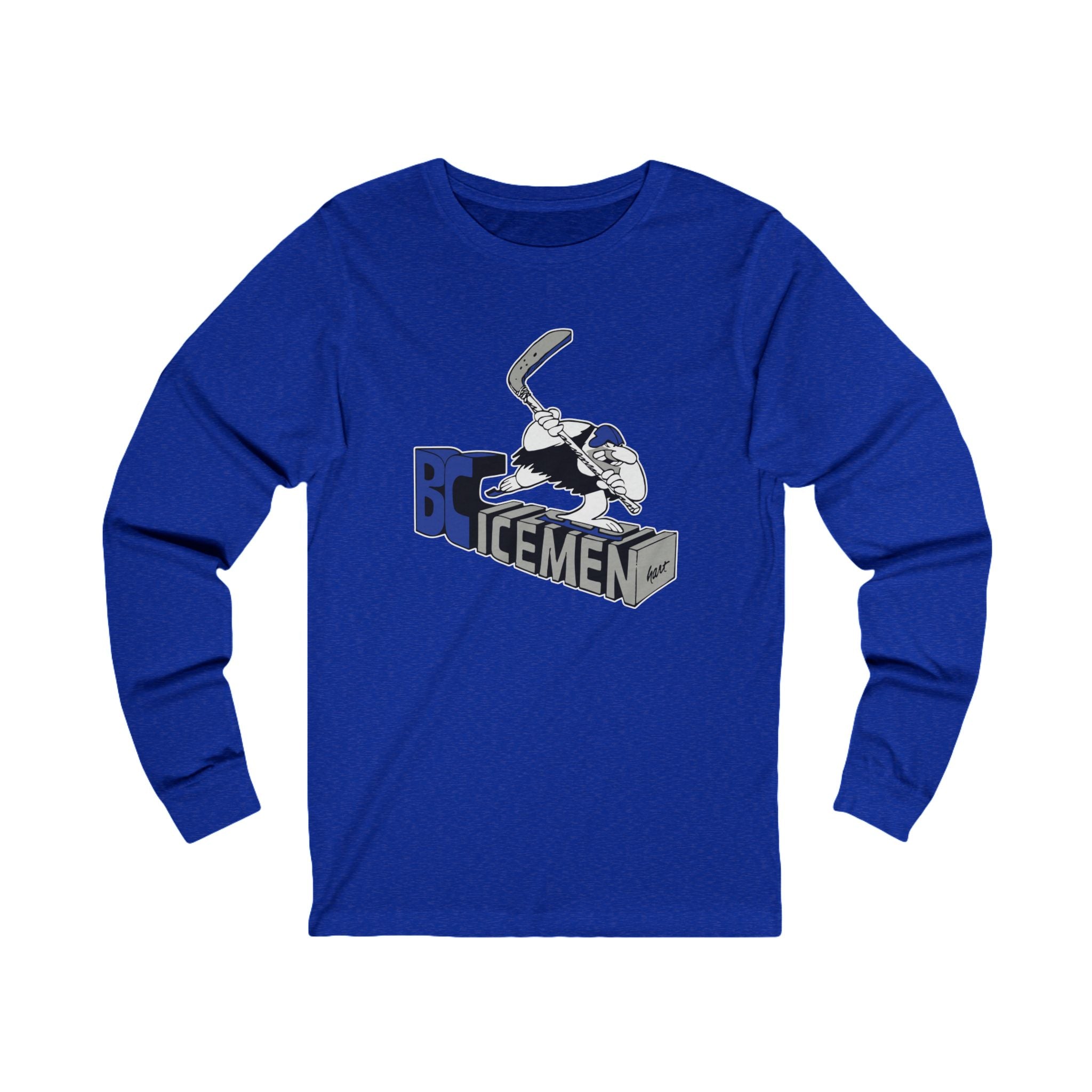 B.C. Icemen Long Sleeve Shirt - True Royal TriBlend