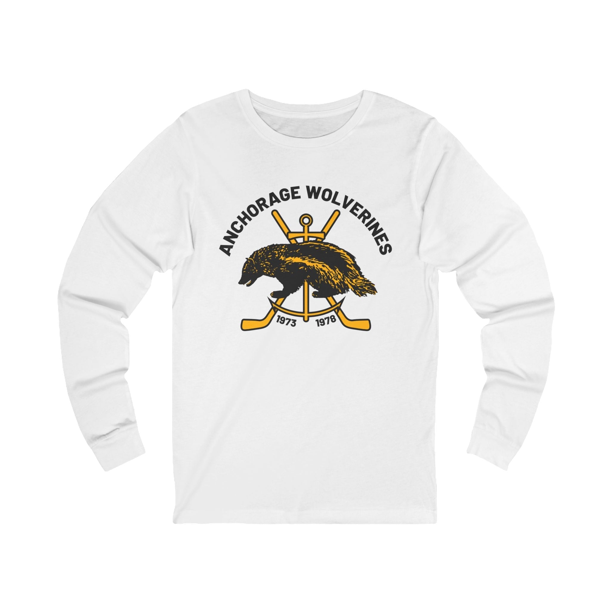 Anchorage Wolverines Long Sleeve Shirt - White