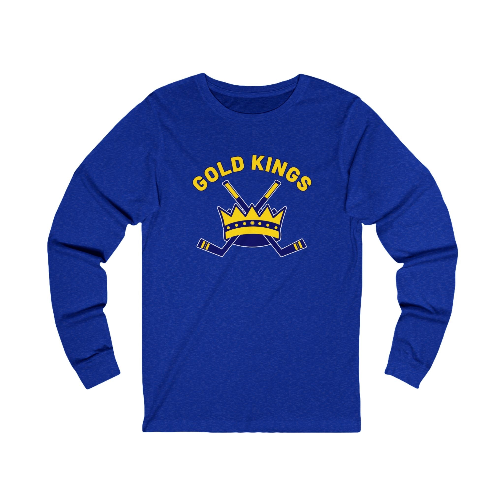 Alaska Gold Kings Long Sleeve Shirt - True Royal TriBlend