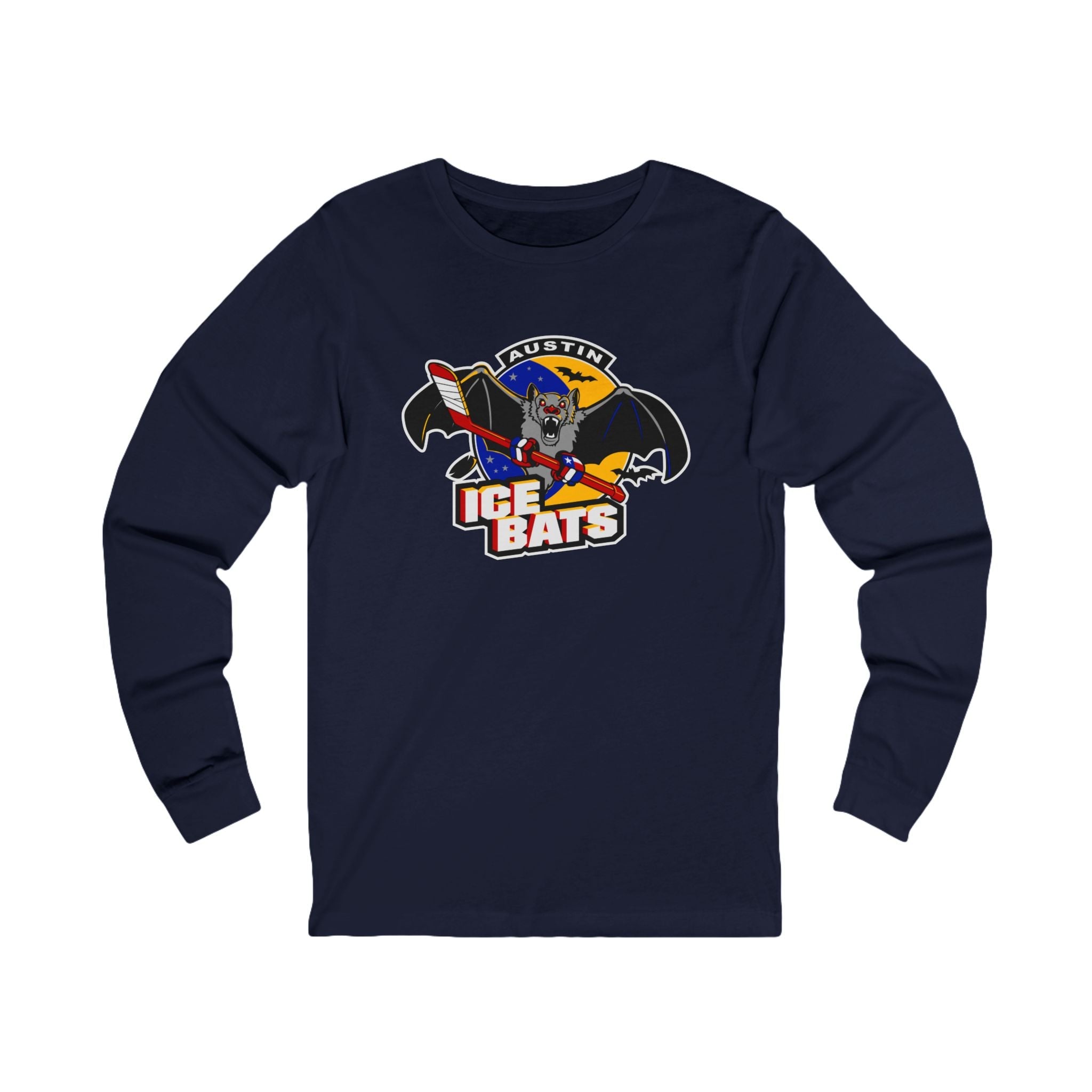 Austin Ice Bats Long Sleeve Shirt - Navy