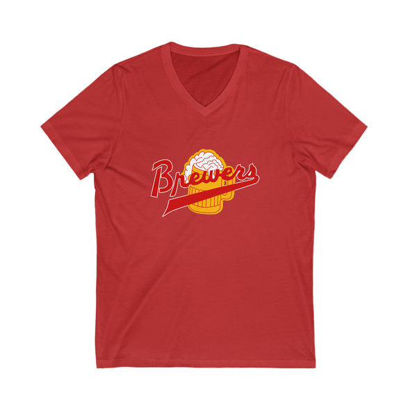 Jersey Brewers Women's V-Neck T-Shirt
