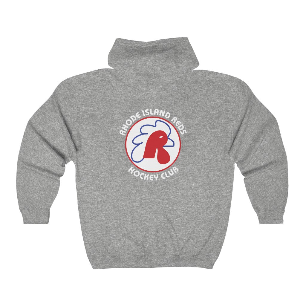 Rhode Island Reds Hoodie (Zip), front, plain (design is on the back), view 2