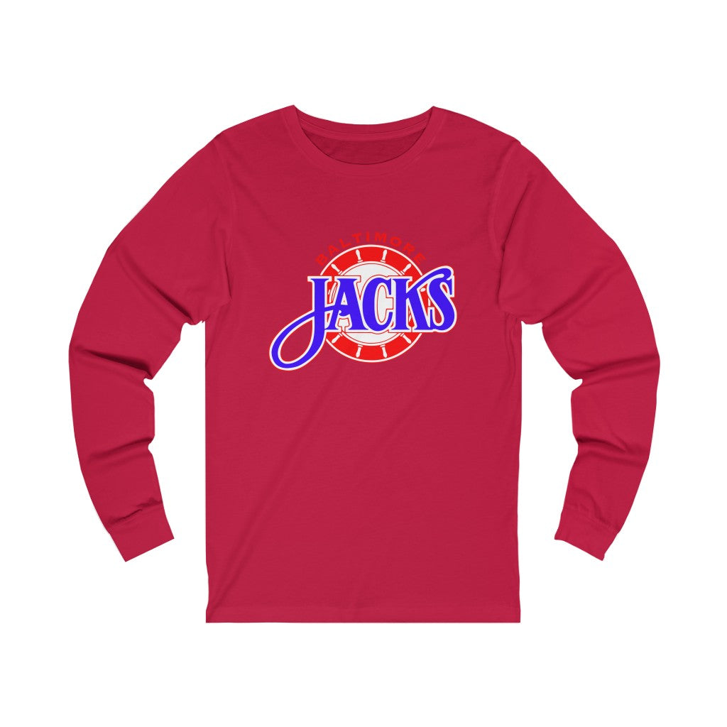 Baltimore Skipjacks Red & Blue Long Sleeve Shirt - Red