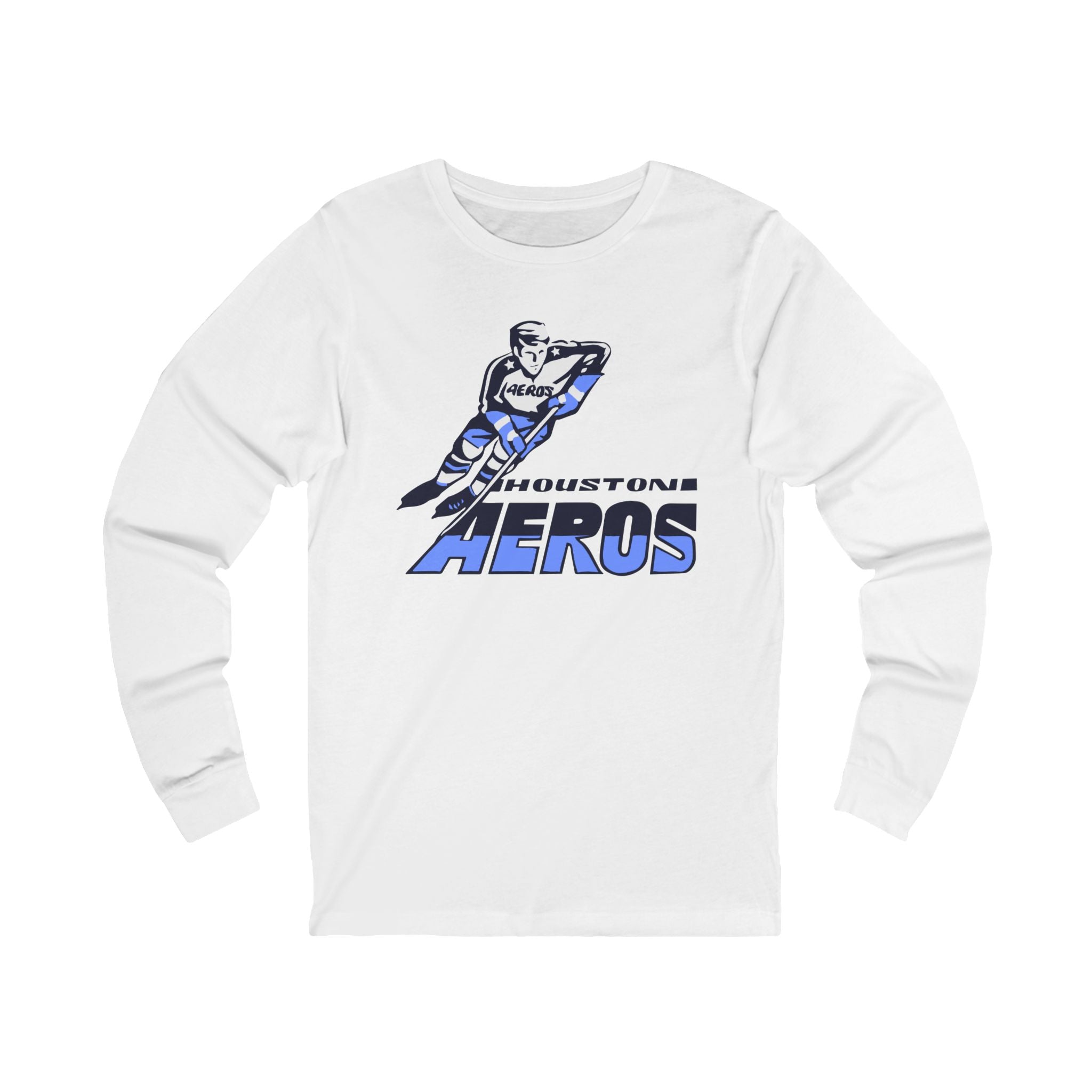 Houston Aeros 1970s Long Sleeve Shirt