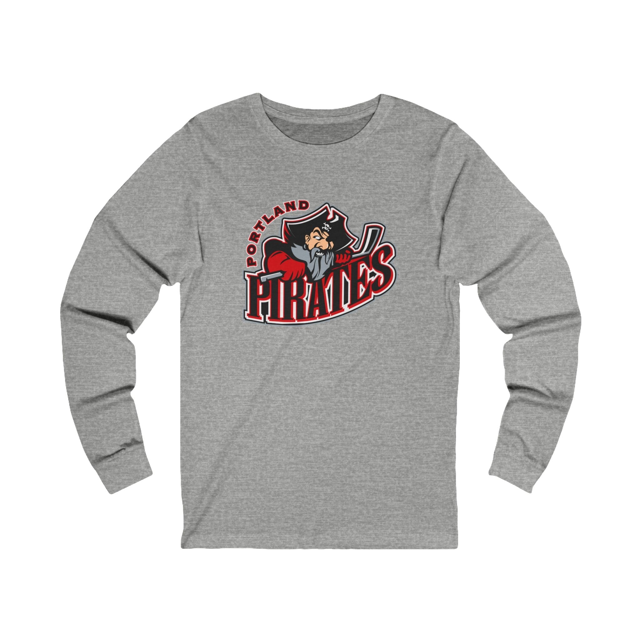 Portland Pirates 2000s Long Sleeve Shirt - Athletic Heather