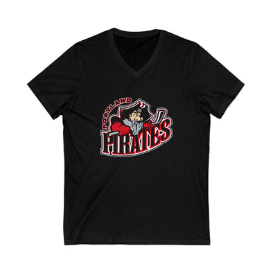 Portland Pirates 2000s Women's V-Neck T-Shirt