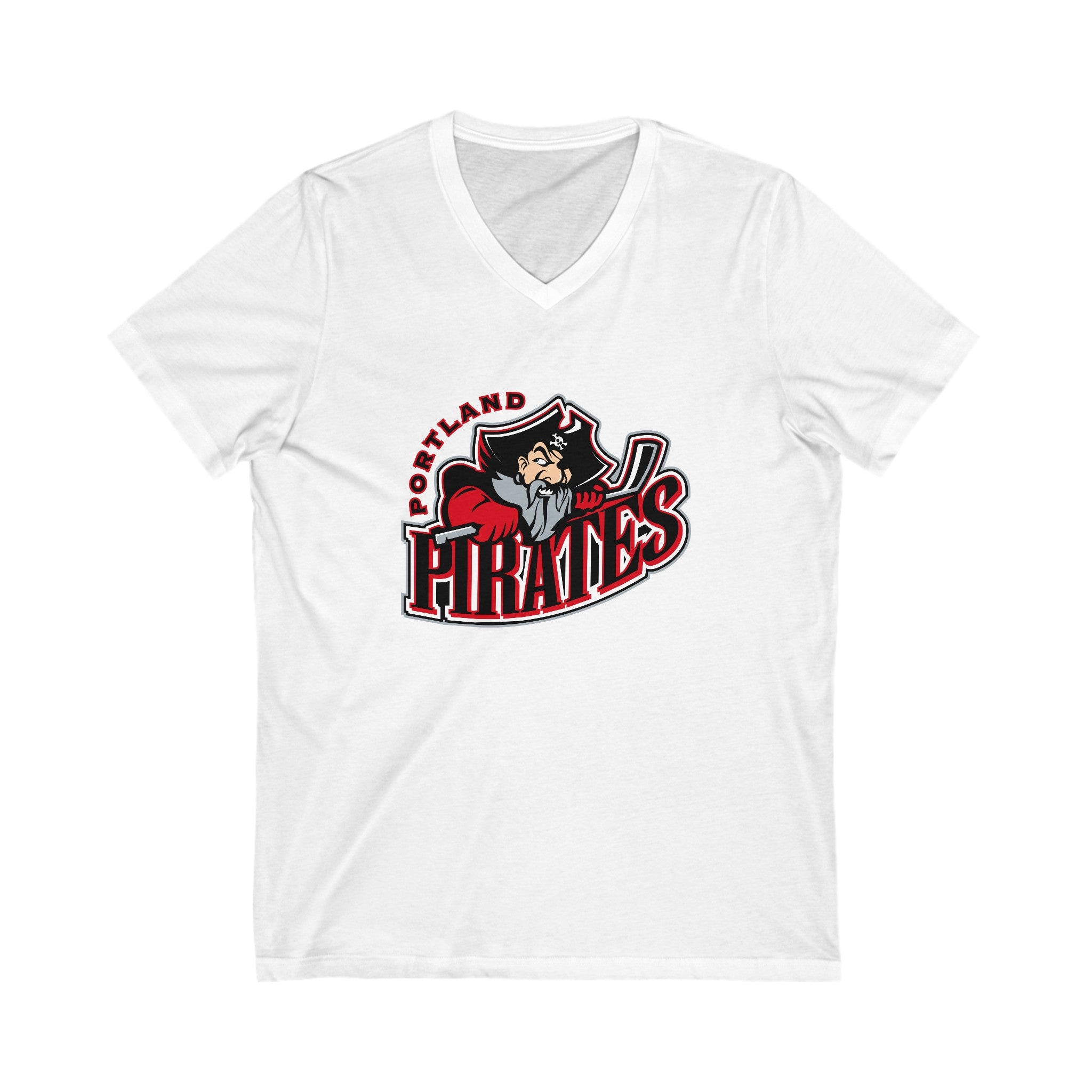 Portland Pirates 2000s Women's V-Neck T-Shirt