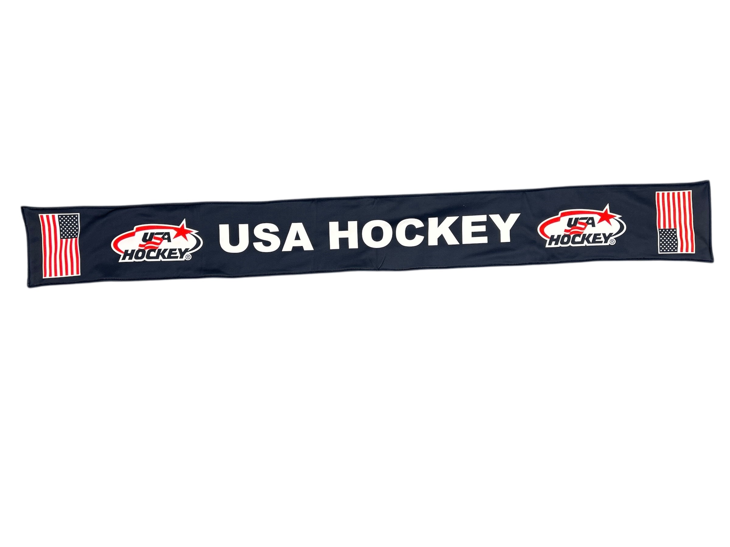 USA Hockey Logo Official Navy Scarf