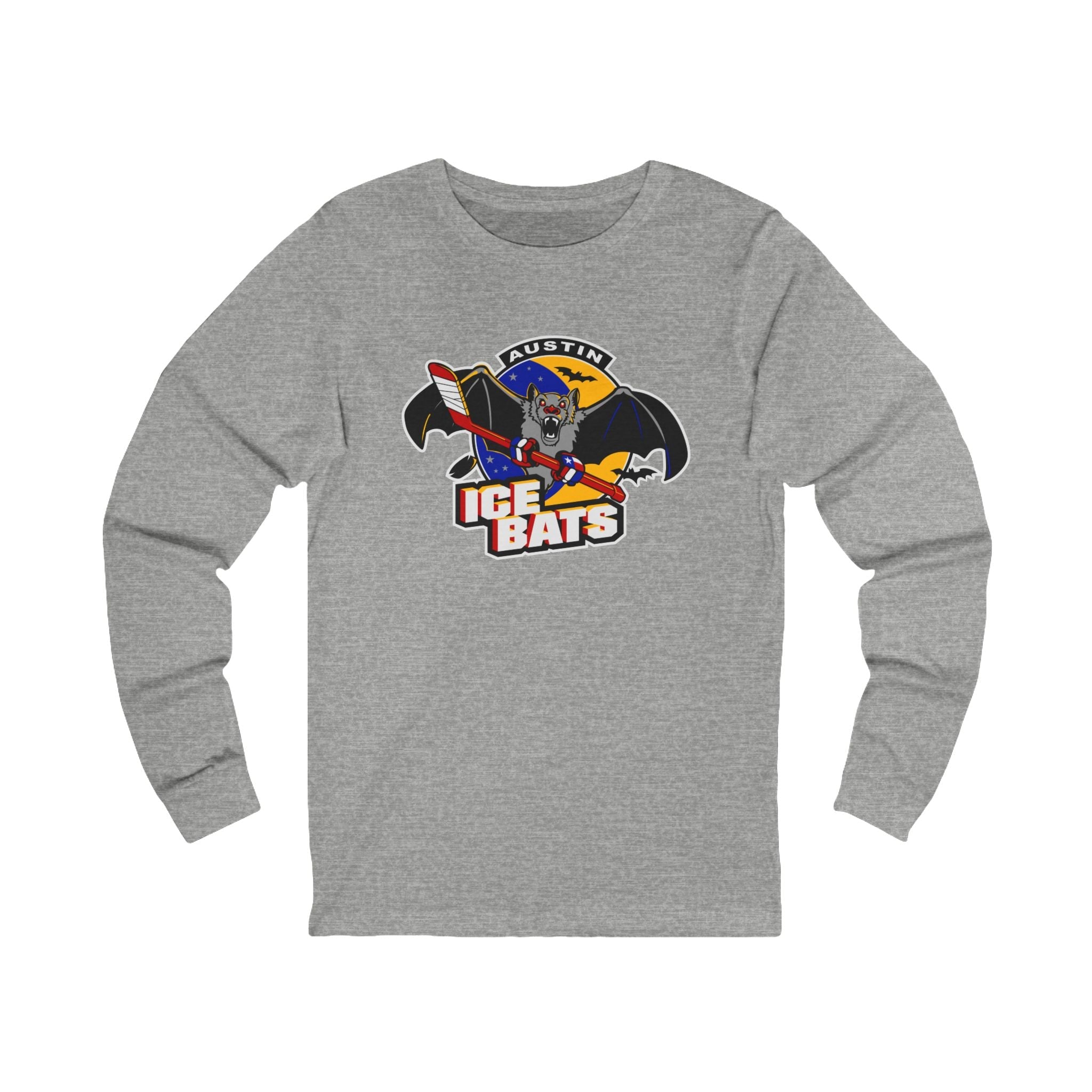 Austin Ice Bats Long Sleeve Shirt - Athletic Heather