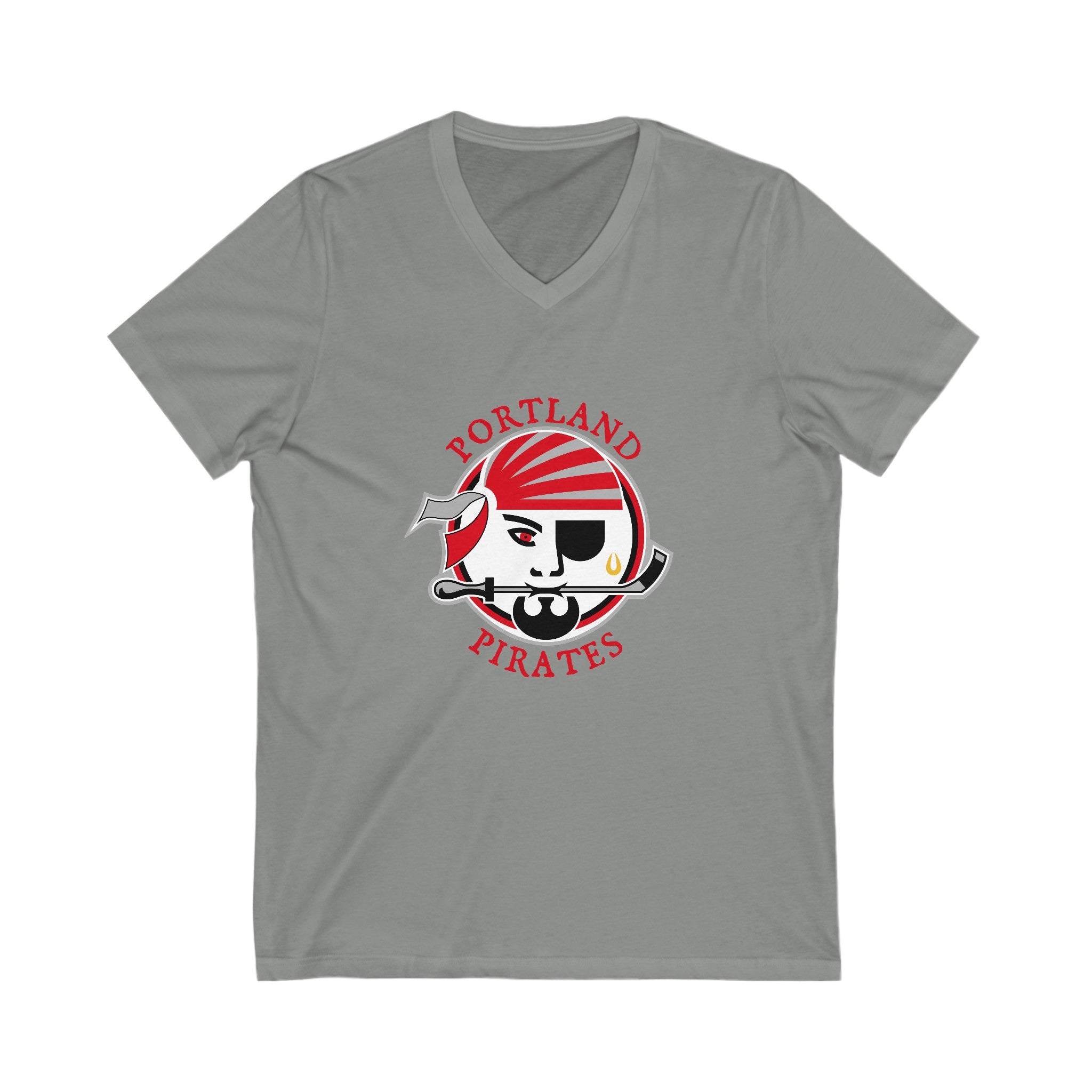 Portland Pirates 1990s Women's V-Neck T-Shirt