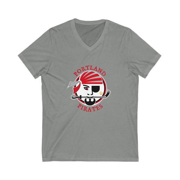 Portland Pirates 1990s Women's V-Neck T-Shirt