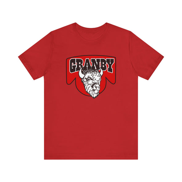 Granby Bisons Early 1980s Style T-Shirt (Premium Lightweight)