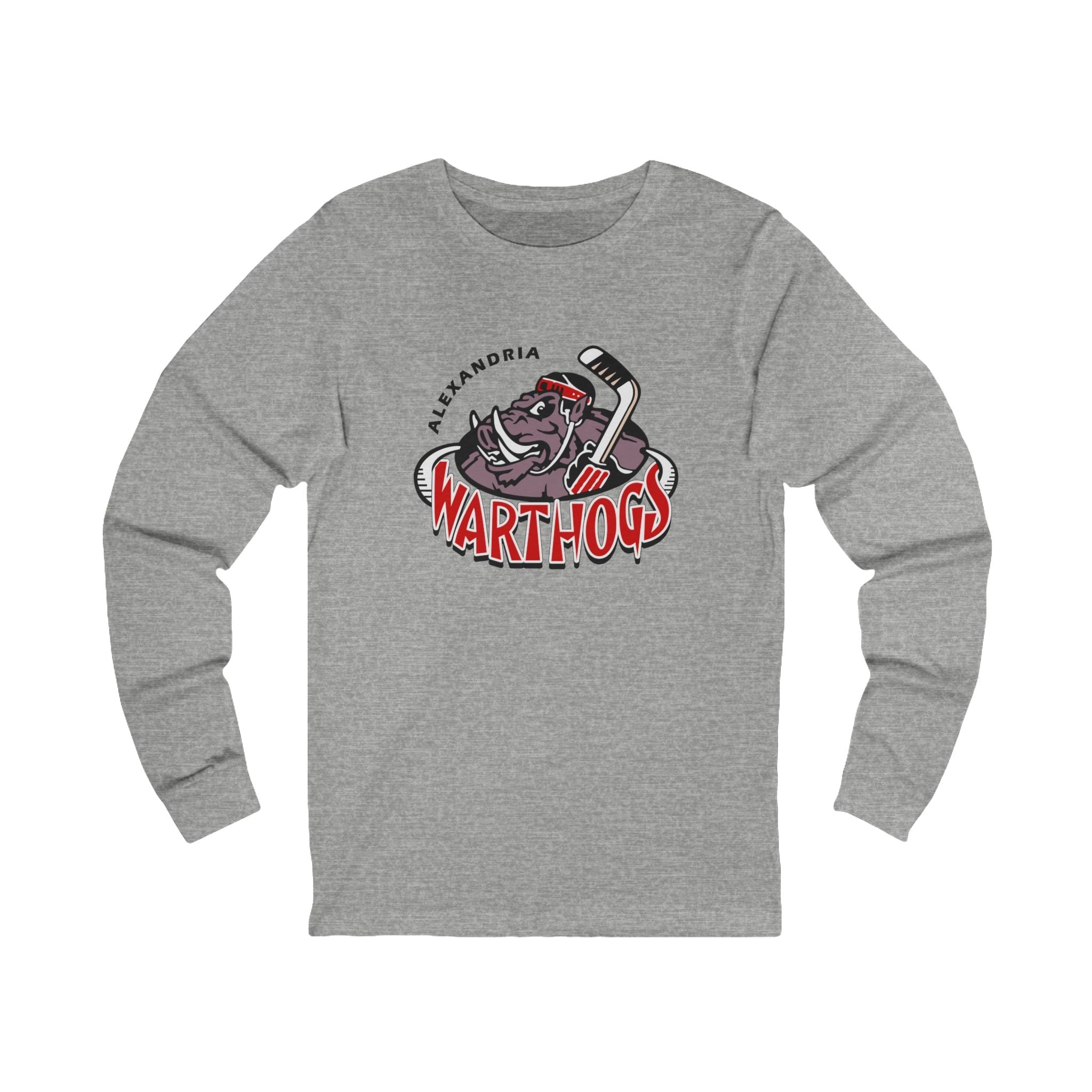 Alexandria Warthogs Long Sleeve Shirt - Athletic Heather