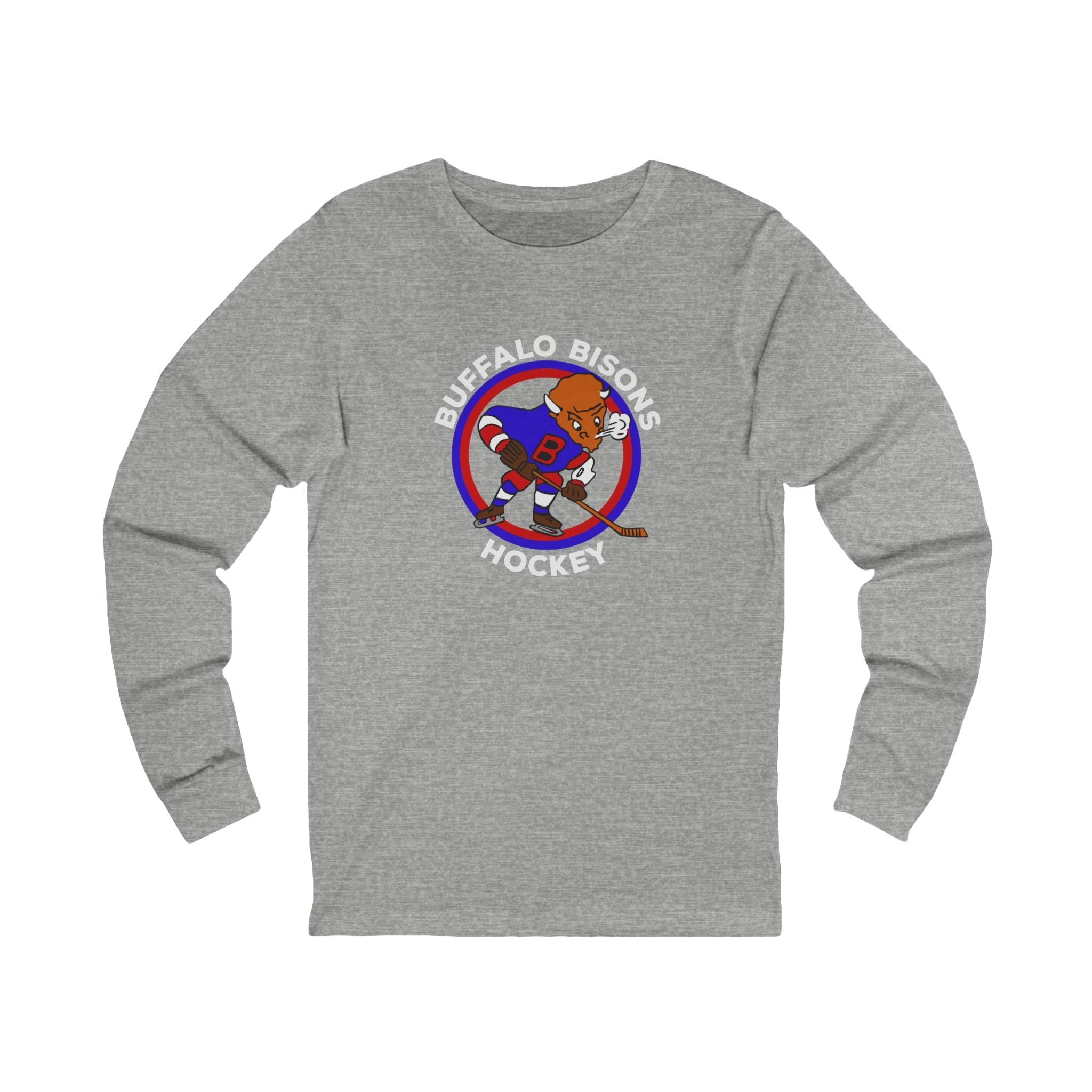 Buffalo Bisons Long Sleeve Shirt - Athletic Heather